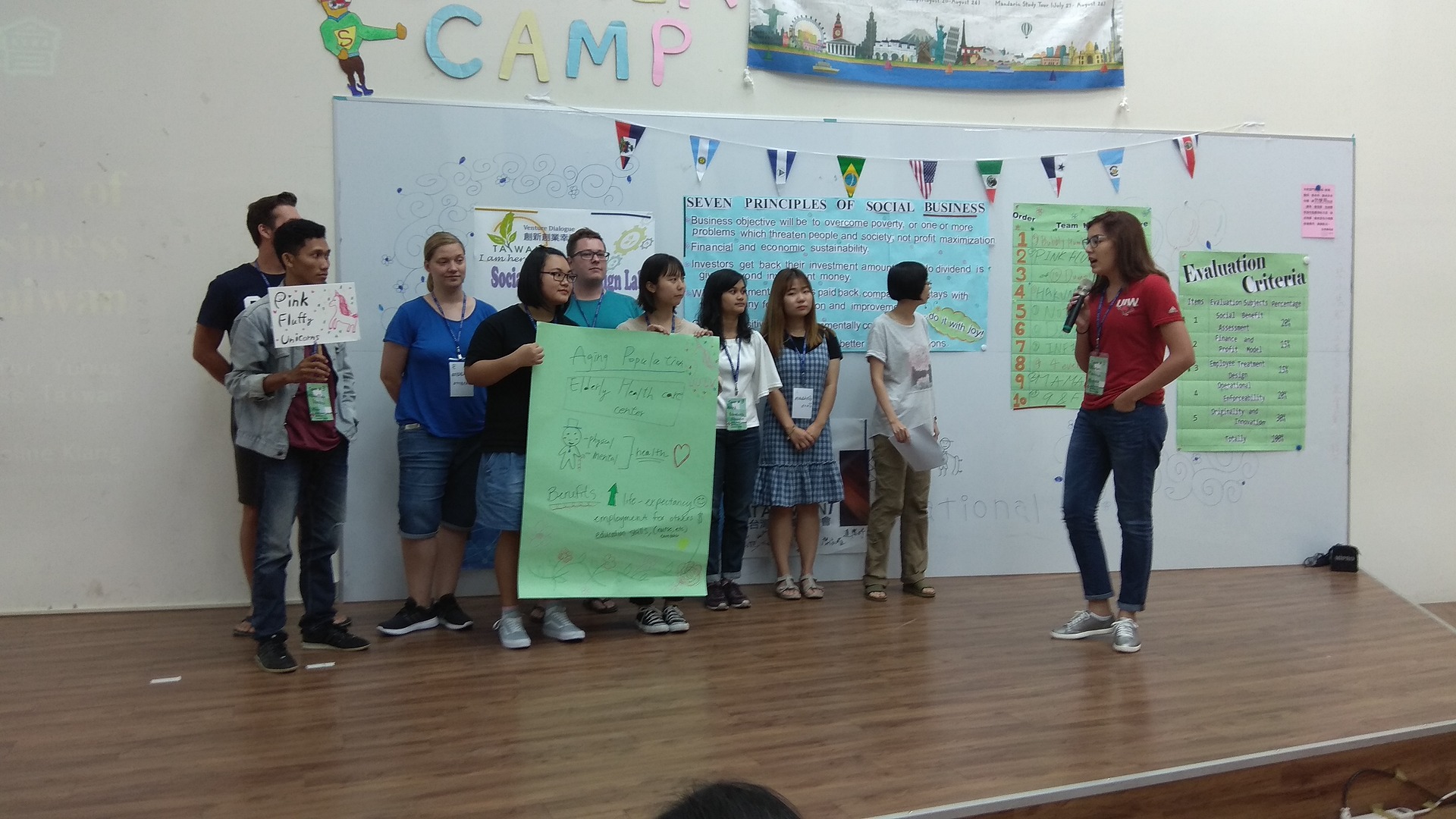 Hundred Youth Summer Camp Excite Creative No Border – "I am here" Venture Dialogue